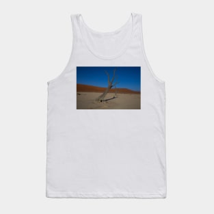 Fossilised tree in the Namibian Desert Tank Top